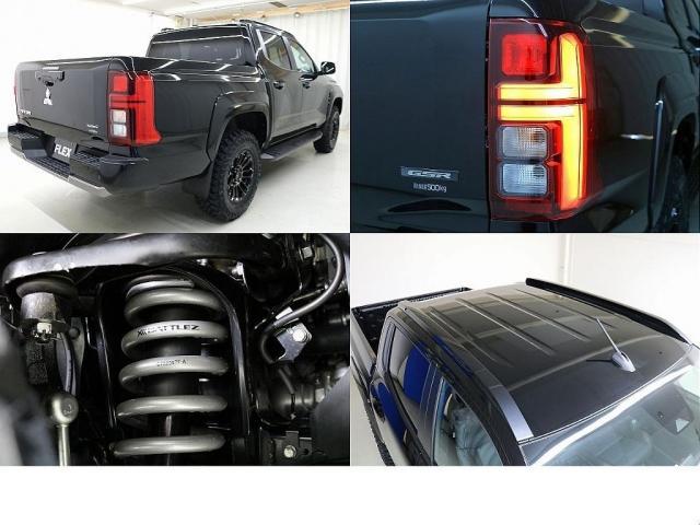 トライトン ＧＳＲ　ジェットブラックマイカ　ＧＳＲ専用装備　Ｒデフロック　マルチアラウンドモニター　純正９インチナビ　前席シートヒーター　ステアリングヒーター　新品リフトＵＰ　新品ジオランダーＭＴ　新品オリジナルホイール（46枚目）