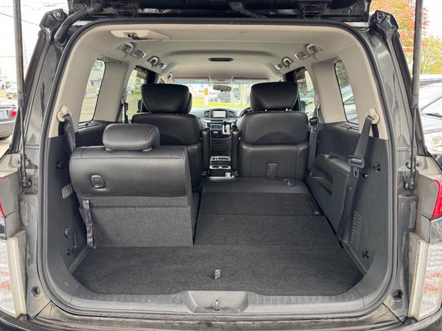エルグランド ２５０ハイウェイスター　４ＷＤ　保証付　事故無　Ｔチェーン　純正メモリーナビ　ＣＤ　ＤＶＤ　ワンセグ　Ｂｌｕｅｔｏｏｔｈ　Ｂカメラ　ＥＴＣ　プッシュスタート　片側パワスラ　オートエアコン　リアヒーター　オートライト　純正ＡＷ（31枚目）