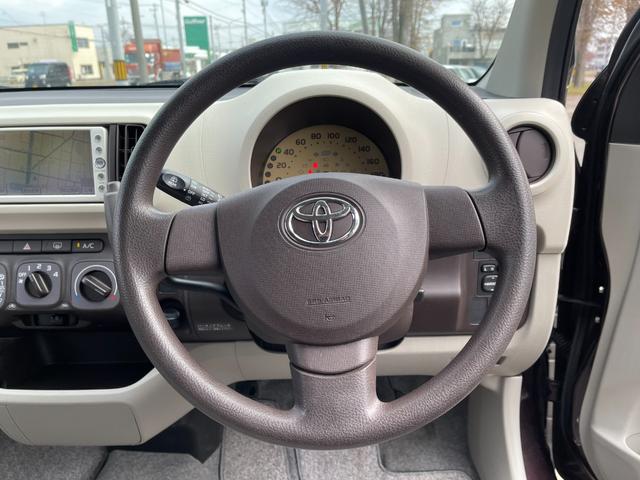 パッソ X ユルリ 保証付 事故無 Tチェーン 純正SDナビ CD ワンセグ スマートキー ベンチシート ワイパーデアイサー 電格ミラー 盗難防止装置 ABS WSRS(33枚目)