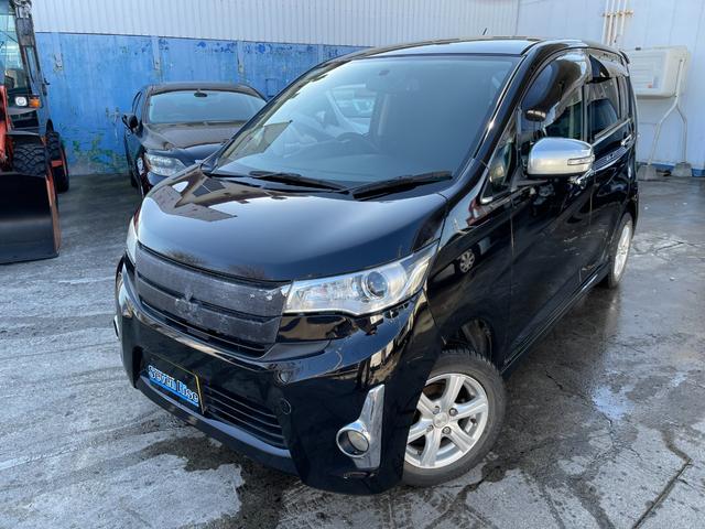 eKカスタム G 4WD 保証付 最長3年保証 事故無 Tチェーン 社外メモリーナビ CD DVD ワンセグ Bカメラ プッシュスタート エンスタ アイドリングストップ ベンチシート シートヒーター オートエアコン(2枚目)