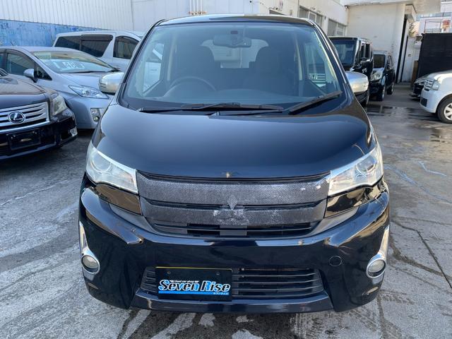 eKカスタム G 4WD 保証付 最長3年保証 事故無 Tチェーン 社外メモリーナビ CD DVD ワンセグ Bカメラ プッシュスタート エンスタ アイドリングストップ ベンチシート シートヒーター オートエアコン(3枚目)