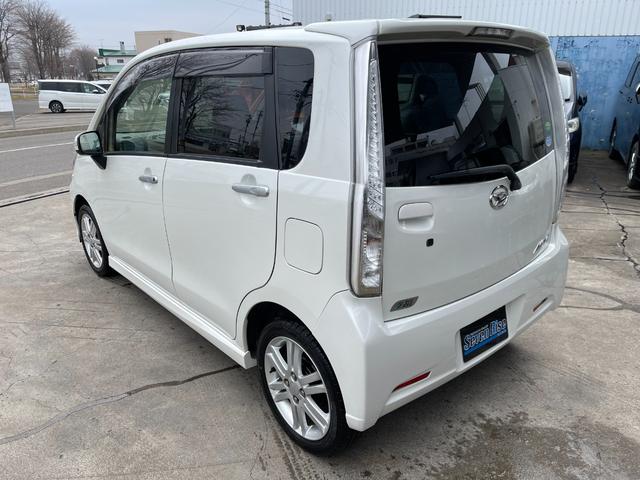 ムーヴ カスタム　ＲＳ　ＳＡ　４ＷＤ　ターボ　保証付　最長３年保証　事故無　Ｔチェーン　社外ＳＤナビ　ＣＤ　ＤＶＤ　フルセグ　ＥＴＣ　プッシュスタート　エンスタ　オートエアコン　オートライト　アイドリングストップ　横滑り防止装置（8枚目）