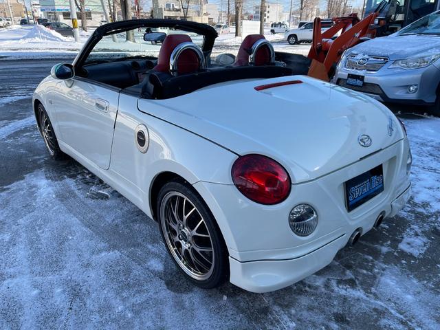 コペン アクティブトップ ターボ 保証付 事故無 Tチェーン 社外メモリーナビ CD DVD フルセグ キーレス シートヒーター 革シート 社外AW MTモード ABS WSRS(8枚目)