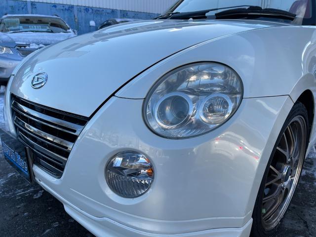 コペン アクティブトップ ターボ 保証付 事故無 Tチェーン 社外メモリーナビ CD DVD フルセグ キーレス シートヒーター 革シート 社外AW MTモード ABS WSRS(10枚目)