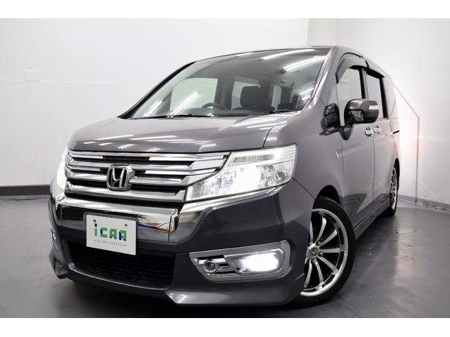 ステップワゴンスパーダ Ｚ　純正９型メモリーナビ　１０型フリップダウンモニター　バックカメラ　両側パワースライドドア　クルーズコントロール　前後ドライブレコーダー　エンジンスターター　革調シートカバー　１８インチＡＷ　ダウンサス（33枚目）