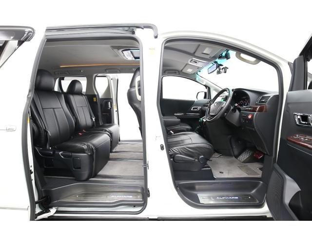 アルファード 240S ワンオーナー アルパイン10型BIG Xナビ アルパイン12.8型フリップダウンモニター バック/サイドカメラ アルパインデジタルインナーミラー 両側パワースライドドア 純正18インチAW HDMI(15枚目)