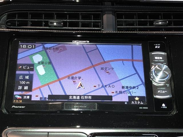 アクア Ｇ　誤発進抑制機能　バックモニタ　セキュリティー　デュアルエアバック　ナビＴＶ　Ｉ－ＳＴＯＰ　ＬＥＤ　パワーウィンドウ　地デジ　ＥＳＣ　ＡＴエアコン　ＡＢＳ　パワーステアリング　オートクルーズ　アルミ（4枚目）