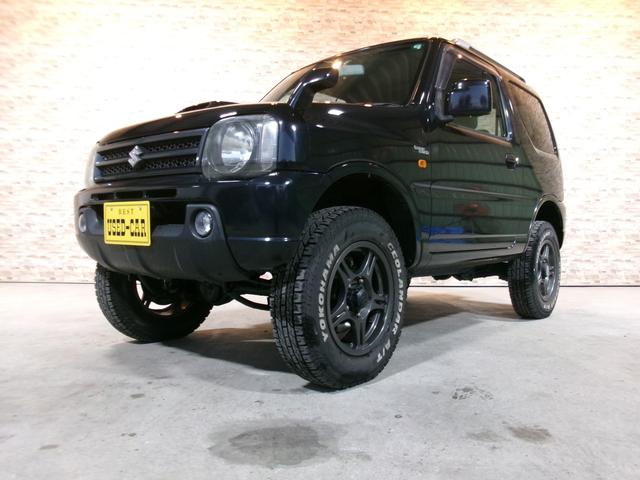 ジムニー ワイルドウインド 4WD オートマ 2.5インチリフトアップ 74000km ヨコハマジオランダーAT大径タイヤ 純正ホイール冬タイヤ付 ETC(4枚目)