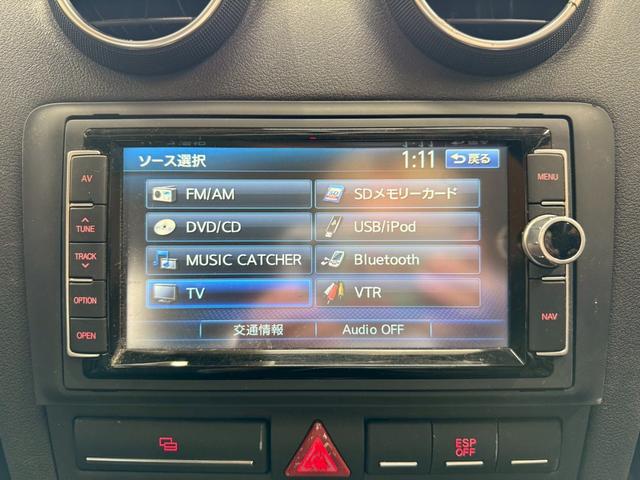 A3 3.2クワトロ 4WD ETC TV アルミホイール オートライト HID サンルーフ AT 盗難防止システム ABS CD DVD再生 USB Bluetooth エアコン パワーステアリング パワーウィンドウ(4枚目)