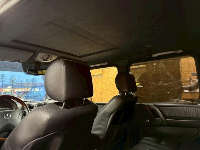 Ｇクラス Ｇ５００Ｌ　４ＷＤ　左ハンドル　バックカメラ　クリアランスソナー　パワーシート　サンルーフ　オートライト　ヘッドライトウォッシャー　アルミホイール　シートヒーター　ＡＴ　エアコン　パワーステアリング（27枚目）