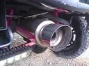 迫力のマフラー装備!!