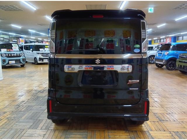 スペーシアカスタム ハイブリッドGS 4WD 衝突軽減ブレーキ Bluetooth 社外ナビ TV 片側パワースライドドア 前後誤発進抑制機能 禁煙 USB入力 シートH DVD再生 ETC車載器 LEDヘッドライト スマートキー(6枚目)