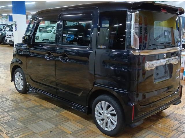 スペーシアカスタム ハイブリッドGS 4WD 衝突軽減ブレーキ Bluetooth 社外ナビ TV 片側パワースライドドア 前後誤発進抑制機能 禁煙 USB入力 シートH DVD再生 ETC車載器 LEDヘッドライト スマートキー(7枚目)