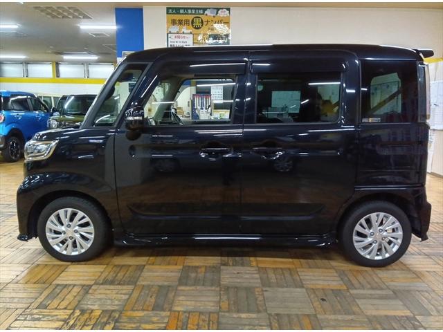 スペーシアカスタム ハイブリッドGS 4WD 衝突軽減ブレーキ Bluetooth 社外ナビ TV 片側パワースライドドア 前後誤発進抑制機能 禁煙 USB入力 シートH DVD再生 ETC車載器 LEDヘッドライト スマートキー(8枚目)