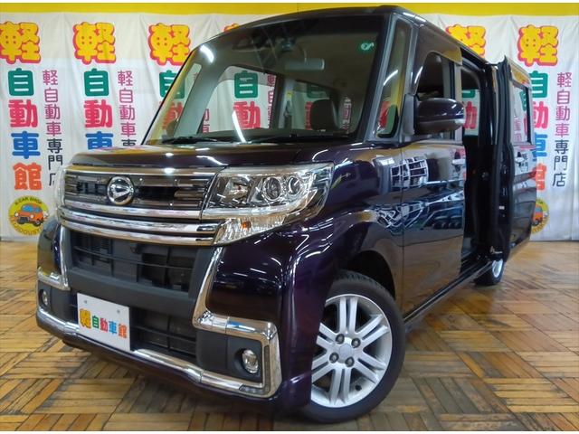 タント カスタムRS トップエディションリミテッドSAIII ターボ パノラマビューモニター 純正ナビTV 4WD Bluetooth 両側パワースライドドア オートハイビーム コーナーセンサー 横滑り防止装置 LEDヘッドライト オートライト DVD再生(2枚目)