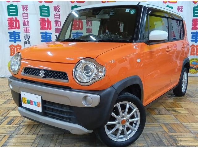 ハスラー Ｇ　４ＷＤ　衝突軽減ブレーキ　Ｂｌｕｅｔｏｏｔｈ　バックカメラ　禁煙車両　アイドリングＳＴ　格納ミラー　プッシュスタートスマートキー　盗難警報装置　ダブルエアバック　横滑り防止装置付　ＵＳＢ入力　ＡＢＳ（2枚目）