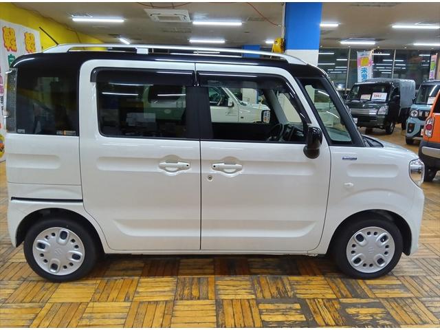 スペーシア ハイブリッドＸ　４ＷＤ　衝突軽減ブレーキ　Ｂｌｕｅｔｏｏｔｈ　両側パワースライドドア　コーナーセンサ　スマートエントリー　シ－トヒ－タ－　電格ドアミラー　ｉ－ｓｔｏｐ　サイドエアバック　ダブルエアバック　ＵＳＢポート（6枚目）