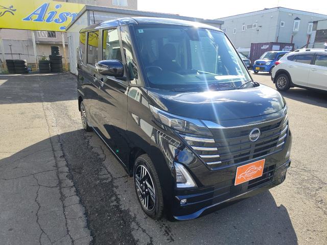 ルークス ハイウェイスター　Ｘ　プロパイロットエディション　４ＷＤ／純正ＴＶナビ／シートヒーター／ステアリングヒーター／純正アルミホイール／Ｂｌｕｅｔｏｏｔｈ／革巻きハンドル／電動スライドドア／後席ドリンクホルダーテーブル／（4枚目）