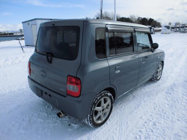 アルトラパン ＳＳ　５ＭＴ　４ＷＤ　ツインカムＩＣターボ　ＨＩＤ　減衰力調整式車高調ローダウン　調整式ラテラルロッド　柿本改マフラー　モモステ　外メーター　レカロシート　関東仕入れサビ無し（9枚目）