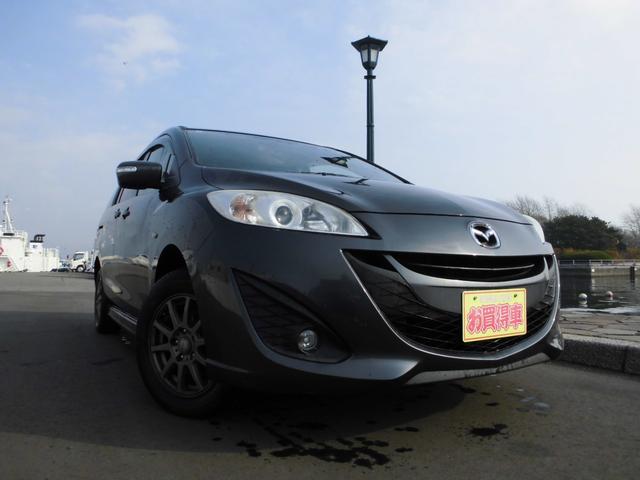 プレマシー 20S AT 切替4WD PWスライドドア 社外SDナビ/フルセグTV BT接続可 Bカメラ フリップダウンモニター HID 夏冬タイヤアルミセット ユーザー買取車(3枚目)