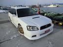 レガシィツーリングワゴン ＧＴ－Ｂリミテッド　４ＷＤ　ＭＴモード付ＡＴ　ＩＣツインターボ　ＢＢＳゴールドＡＷ　車高調ローダウン　フジツボマフラー　ＡＲＣインタークーラー　ＳＴＩタワーバー　クスコスタビライザー　タイベル交換済　関東仕入れサビ無し（4枚目）