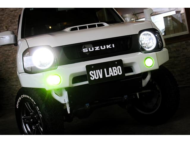 ジムニー クロスアドベンチャーXA 9型 タニグチ3inリフトアップ APIOマフラー 新品LEDヘッドライト 新品LEDテール TOYOオプカンRT 社外ナビ フルセグ シートヒーター(15枚目)