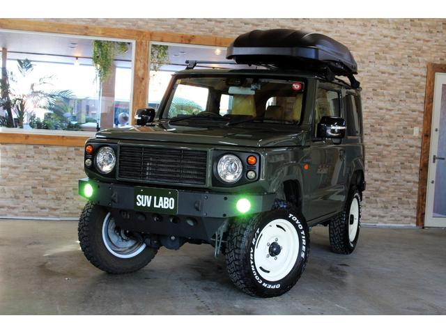 ジムニー ＸＣ　１オーナー禁煙車　本州仕入　ＡＰＩＯ４０ｍｍリフトＵＰキット　柿本改マフラー　ＤＡＭＤグリル＆バンパー　９インチナビ　ヴィンテージ風シートカバー　シートヒーター　ＢＬＩＴＺスロコン（22枚目）