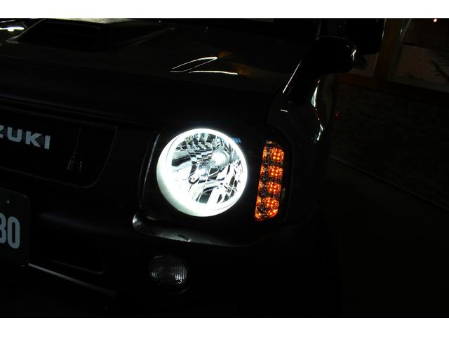 ジムニー XG グレーブラック全塗装 本州仕入 3inリフトアップ構変済 新品LEDヘッドライト 新品LEDテール 新品マフラー 新品ラプターグリル 社外ナビ(21枚目)