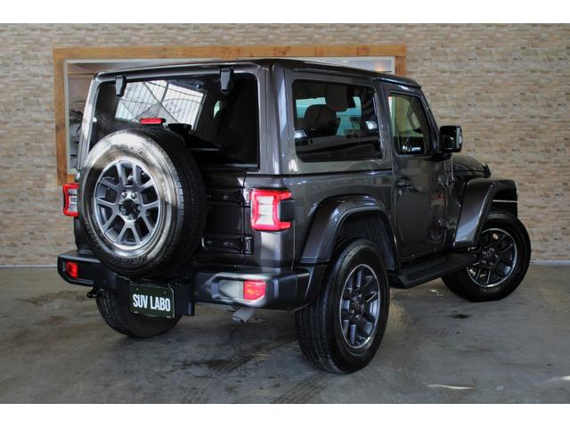 ジープ・ラングラー 80thアニバーサリーエディション 4WD ユーザー買取車 禁煙車 100台限定車 正規ディーラー車 距離無制限半年保証付き(25枚目)