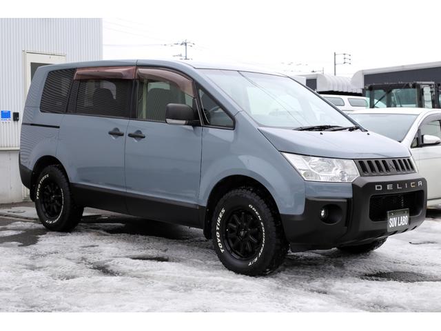 デリカＤ：５ Ｇ　パワーパッケージ　４ＷＤ　ブルーグレー全塗装　本州仕入　フリップダウンモニター　新品ＴＯＹＯタイヤ＆新品アルミ　寒冷地仕様　両側電動スライド（13枚目）