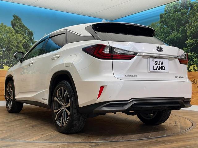 RX RX450h バージョンL 4WD 12.3型純正ナビ 全周囲カメラ シートベンチレーション パワーバックドア レーダークルーズコントロール ETC ウッドコンビステアリング 3眼LEDヘッドランプ 純正20インチアルミホイール(76枚目)