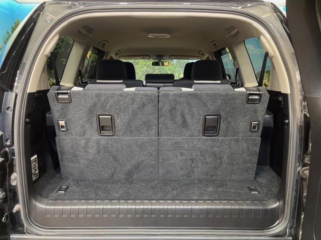 ランドクルーザープラド TX アルジェントクロス 7人乗り SDナビ 禁煙車 ルーフレール クルーズコントロール バックカメラ オートライト 3列目電動格納シート スマートキー ETC デュアルエアコン 純正17インチアルミ Bluetooth(52枚目)