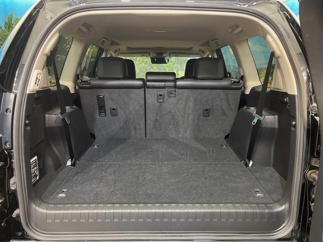 ランドクルーザープラド TX Lパッケージ マットブラックエディション サンルーフ 寒冷地仕様 7人乗り 全周囲カメラ ナビ機能付ディスプレイオーディオ 黒革シート シートベンチレーション ルーフレール レーダークルーズ オートハイビーム 純正18インチアルミ ETC(12枚目)