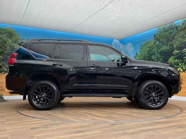 ランドクルーザープラド TX Lパッケージ マットブラックエディション サンルーフ 寒冷地仕様 7人乗り 全周囲カメラ ナビ機能付ディスプレイオーディオ 黒革シート シートベンチレーション ルーフレール レーダークルーズ オートハイビーム 純正18インチアルミ ETC(65枚目)