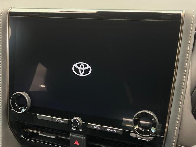 【１４インチディスプレイオーディオ】画面内にオーディオ操作はもちろん、空調の調整機能なども盛り込んだ多機能なディスプレイオーディオです！スマートフォン連携はもちろん、車載ナビもお使いいただけます♪