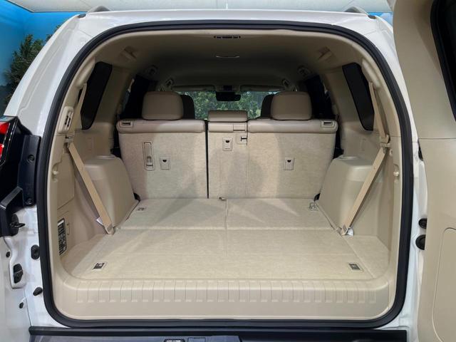 ランドクルーザープラド TX Lパッケージ ディーゼル 7人乗 モデリスタ 寒冷地仕様 全周囲カメラ ルーフレール ベージュ革シート シートベンチレーション ブラインドスポットモニター レーダークルーズコントロール パワーシート フルセグ(67枚目)