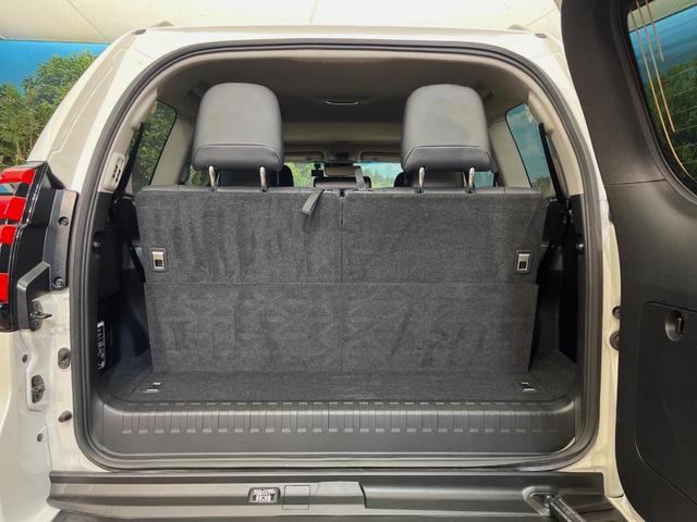 ランドクルーザープラド ＴＸ　Ｌパッケージ　マットブラックエディション　禁煙車　ディーゼル　７人乗り　寒冷地仕様　サンルーフ　全周囲カメラ　９型ディスプレイオーディオ　ルーフレール　黒革シート　ＥＴＣ　シートベンチレーション　レーダークルーズコントロール　セーフティセンス（47枚目）