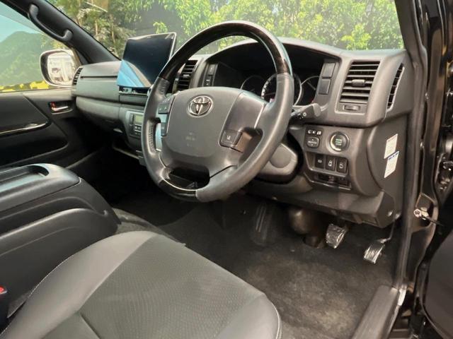 ハイエースバン スーパーＧＬ　ダークプライムＩＩ　ディーゼル　４ＷＤ　ＢＩＧ－Ｘ１１インチナビ　両側電動スライドドア　禁煙車　バックカメラ　衝突軽減システム　スマートキー　ＬＥＤヘッド　ＥＴＣ　車線逸脱警報　オートハイビーム　オートエアコン（35枚目）