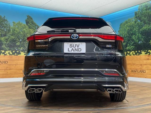 ハリアーハイブリッド Ｚ　レザーパッケージ　４ＷＤ　禁煙車　モデリスタエアロ・ホイール　全周囲カメラ　１２．３型ナビ　ＪＢＬサウンド　パワーバックドア　レーダークルーズコントロール　黒革シート　シートベンチレーション　デジタルインナーミラー（16枚目）