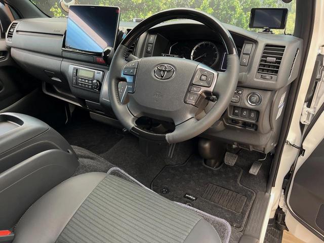 ハイエースバン ロングスーパーGL ダークプライムS 4WD ディーゼル BIGX11インチナビ 全周囲カメラ 寒冷地仕様 プリクラッシュセーフティ 両側電動スライドドア デジタルインナーミラー ウッドコンビステアリング ETC LEDヘッドライト(43枚目)