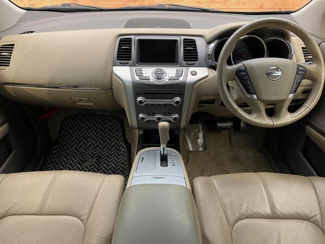 ムラーノ ２５０ＸＶ　ＦＯＵＲ　４ＷＤ　純正ナビ　シートヒーター　パワーシート　クルーズコントロール　バックカメラ　オートエアコン　ＥＴＣ　オートライト　ＨＩＤヘッドライト　スマートキー　サイドカメラ　フルセグ　ＣＤ／ＤＶＤ（2枚目）