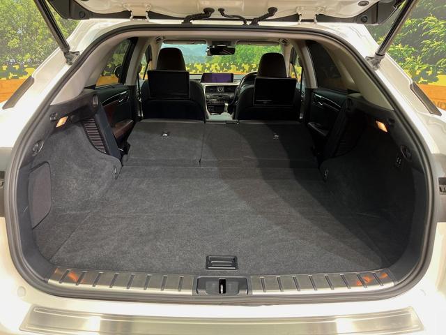 RX RX450h バージョンL 4WD 禁煙車 モデリスタエアロ サンルーフ リヤエンターテイメントシステム 12.3インチナビ 全周囲カメラ パワーバックドア シートベンチレーション 電動格納セカンドシート 衝突軽減装置(12枚目)