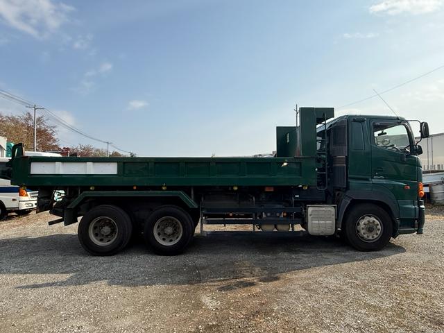 プロフィア 10.3t 新明和製ロングダンプ 6.3m荷台長 走行385000km 360馬力 7速 車検令和8年6月 定員2名 電動コボレーン 300Lタンク 積載量10,300kg 車輌総重量21,930kg(9枚目)