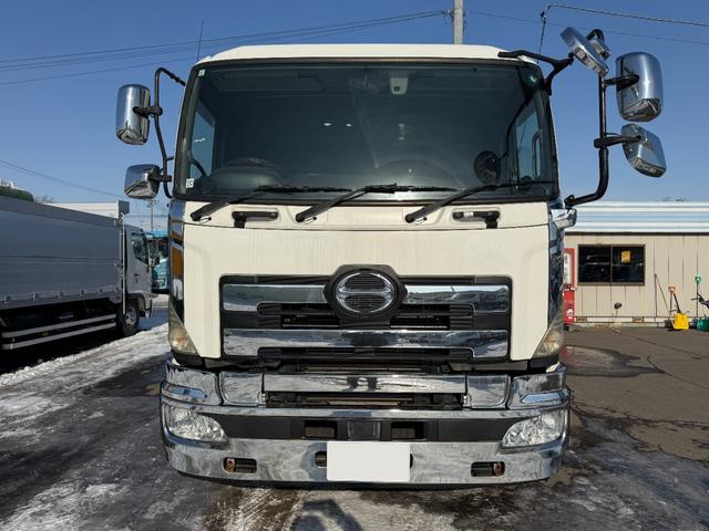 プロフィア 8.8t 砂利ダンプ 極東開発工業製 コボレーン 荷台寸5.3m長×2.2m 走行358000万km 380馬力 7速 定員2名 積載量8800kg 車輌総重量19940kg 車検整備付(3枚目)