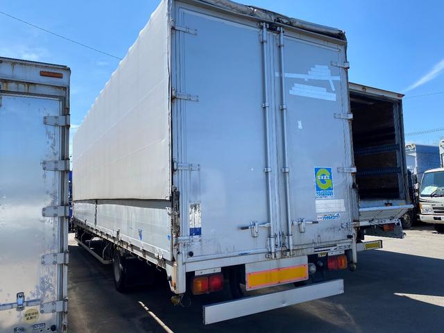 4tワイド 幌ウイング 8.5m荷台長 平ボデー変更可能(4枚目)