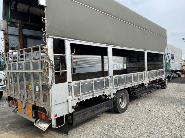 増t ワイド 幌付 平ボデー 7.2m荷台長(4枚目)