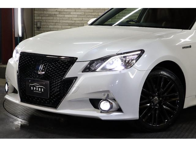 クラウンハイブリッド アスリートＳＦｏｕｒブラックスタイル４ＷＤ本州仕入特別仕様車　ブラックスパッタリング１８ＡＷ／新品社外ハンドル／ソナー／メッキリング／オートポール／オートリアサンシェード／フルセグＴＶ／ＴＶキャンセラー／ルームＬＥＤ／Ｂｌｕｅｔｏｏｔｈ／ＥＴＣ／ＵＳＢ／ＤＶＤ（79枚目）