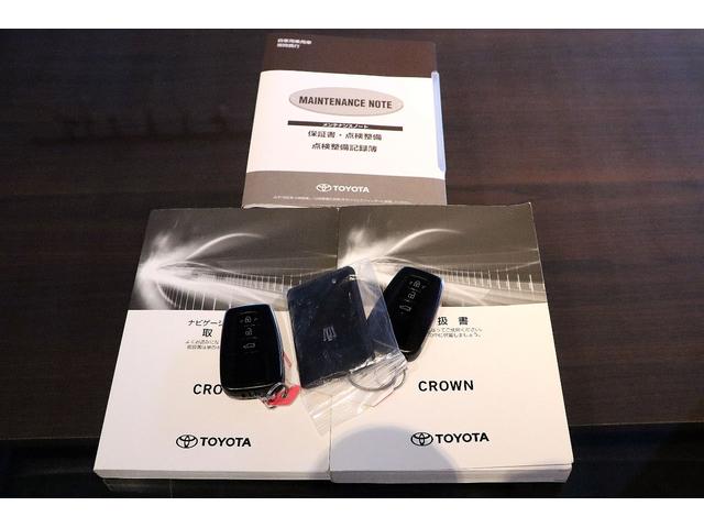 クラウンハイブリッド ＲＳアドバンスＦｏｕｒ４ＷＤＴＲＤフルエアロ４本出しマフラー　本州仕入／禁煙車／寒冷地リアフォグ／ＮＥＷリアスモーク施工／パノラミックビュー全方位カメラ／デジタルインナーミラー／ハーフレザーシート／ナビ／フルセグＴＶ／３眼ＬＥＤヘッドライト／カードキー／ドラレコ（26枚目）