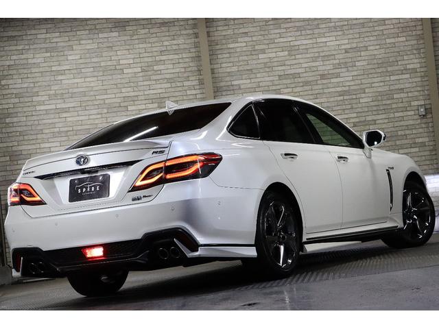 クラウンハイブリッド ＲＳアドバンスＦｏｕｒ４ＷＤＴＲＤフルエアロ４本出しマフラー　本州仕入／禁煙車／寒冷地リアフォグ／ＮＥＷリアスモーク施工／パノラミックビュー全方位カメラ／デジタルインナーミラー／ハーフレザーシート／ナビ／フルセグＴＶ／３眼ＬＥＤヘッドライト／カードキー／ドラレコ（42枚目）