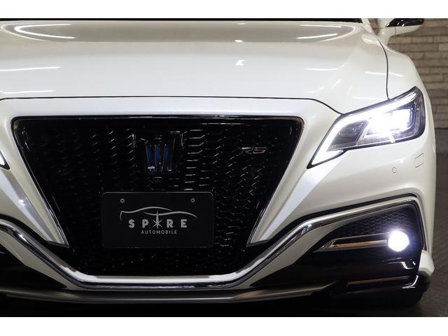 クラウンハイブリッド ＲＳアドバンスＦｏｕｒ４ＷＤＴＲＤフルエアロ４本出しマフラー　本州仕入／禁煙車／寒冷地リアフォグ／ＮＥＷリアスモーク施工／パノラミックビュー全方位カメラ／デジタルインナーミラー／ハーフレザーシート／ナビ／フルセグＴＶ／３眼ＬＥＤヘッドライト／カードキー／ドラレコ（44枚目）